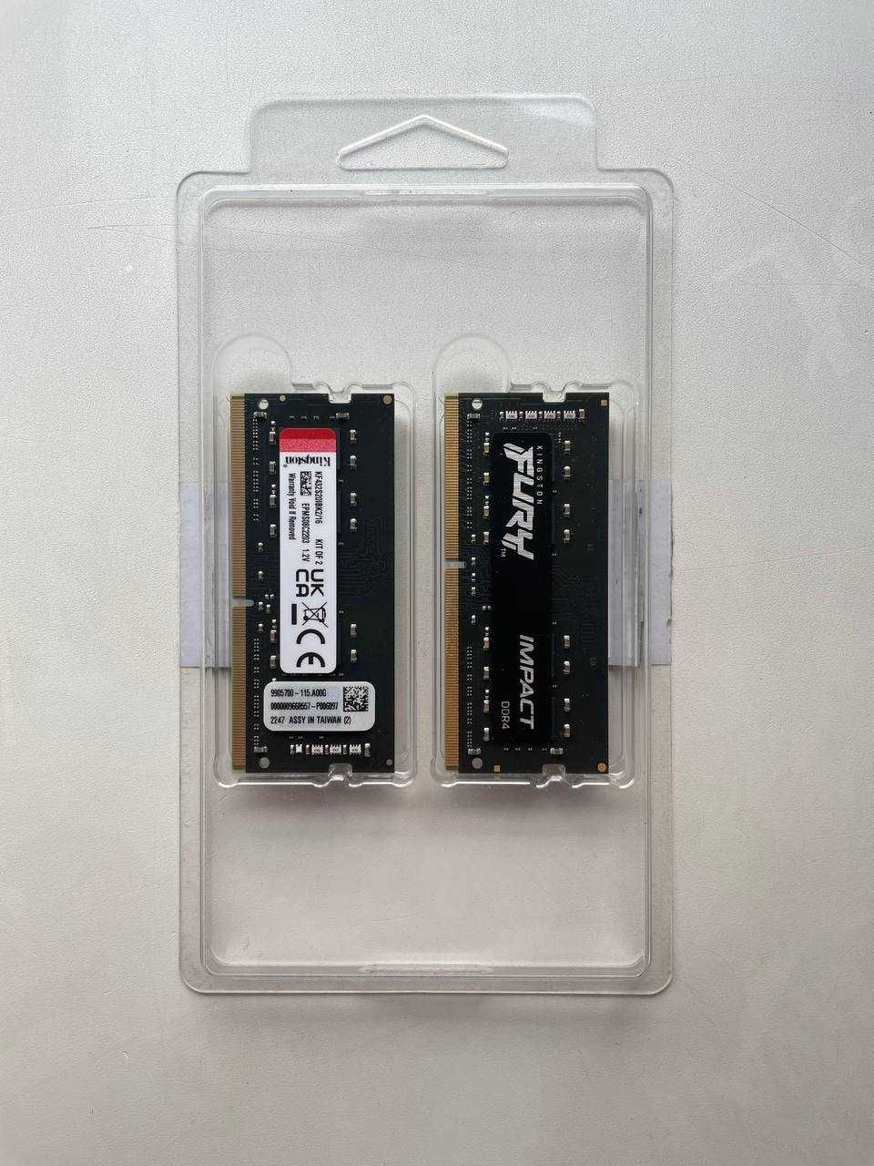 Оперативна пам'ять Kingston Fury 16GB DDR4 (2*8GB)