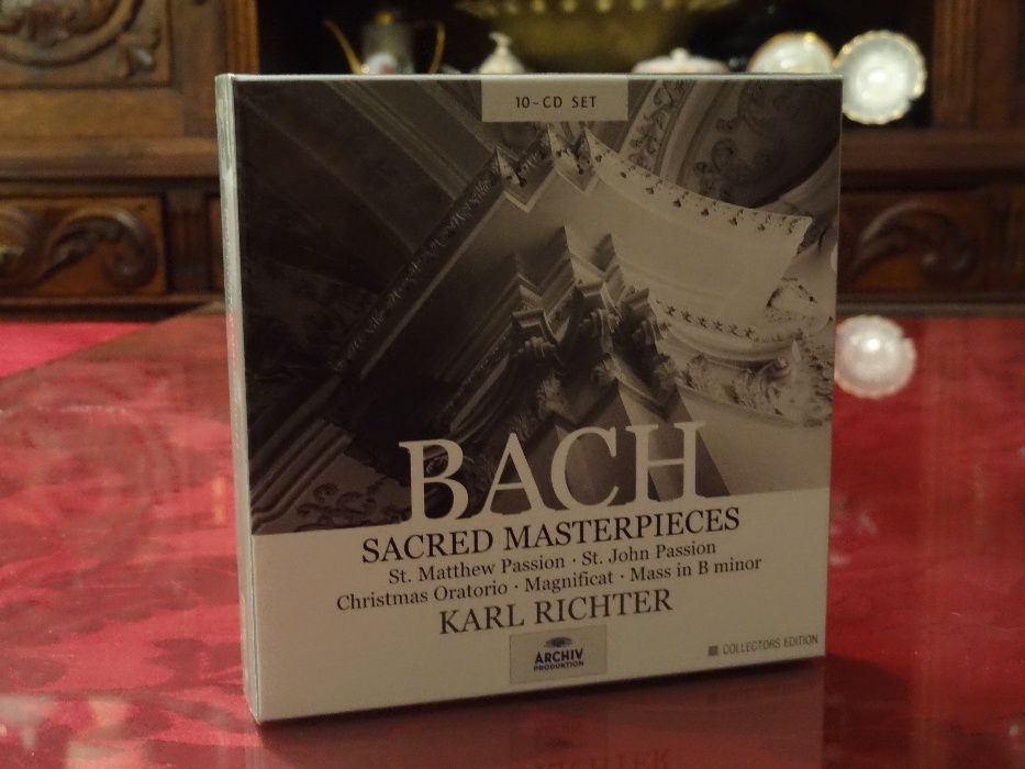 BACH, J. S. – Karl Richter ∟ Sacred Masterpieces . Archiv P. | 10 CD's