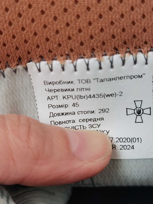 Тактичні демісезонні черевики берці TALAN SOTA Gore-Tex р. 45