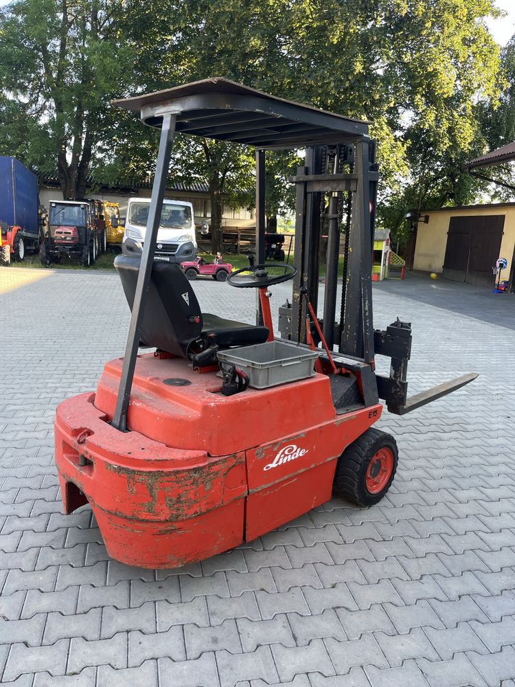 Wozek widlowy elektryczny elektryk linde e15 h 3m 1,5t