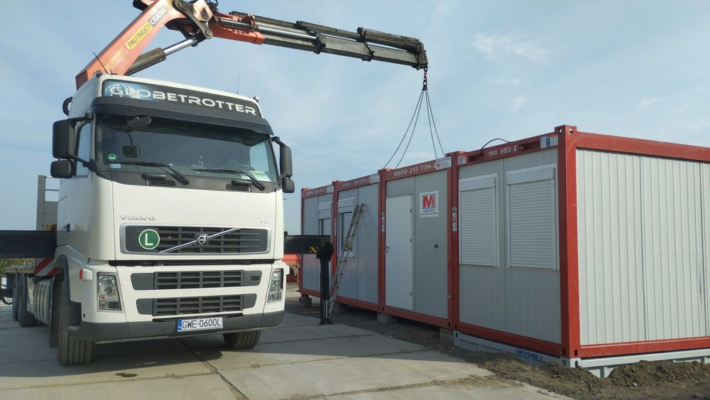 TRANSPORT HDS DŁUGI 18m  łodzie kontenery domki holenderskie