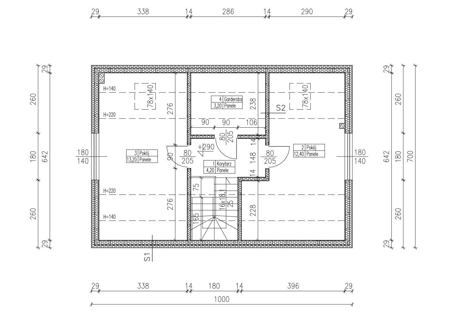 Projekt domu szkieletowego 88m2 - na zgłoszenie
