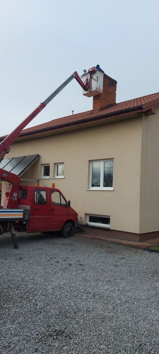 Podnośnik koszowy zwyżka wynajem usługi