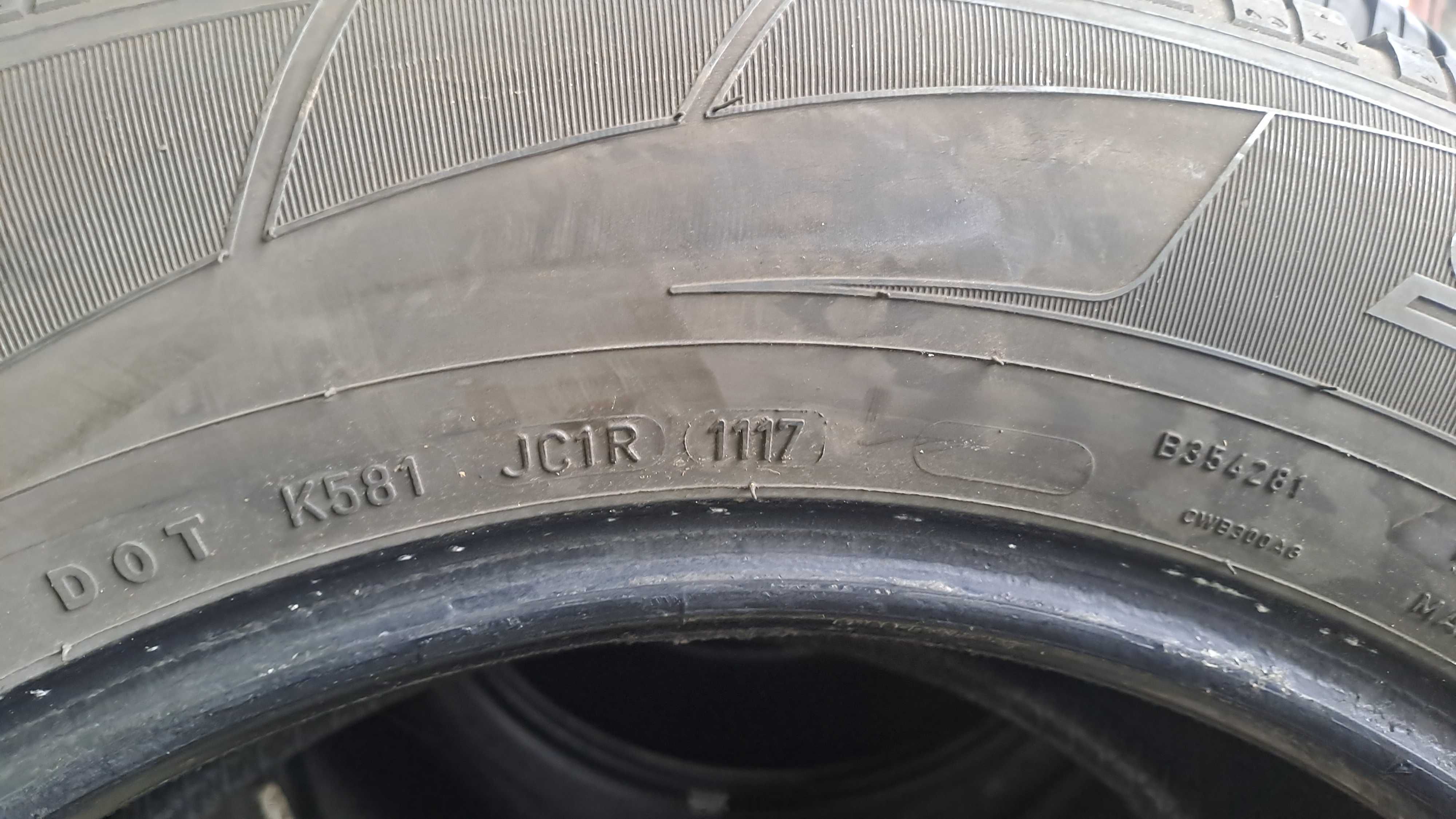 235/65r17 dunlop opony zimowe uzywane 2szt lub 4szt 6mm bieznik