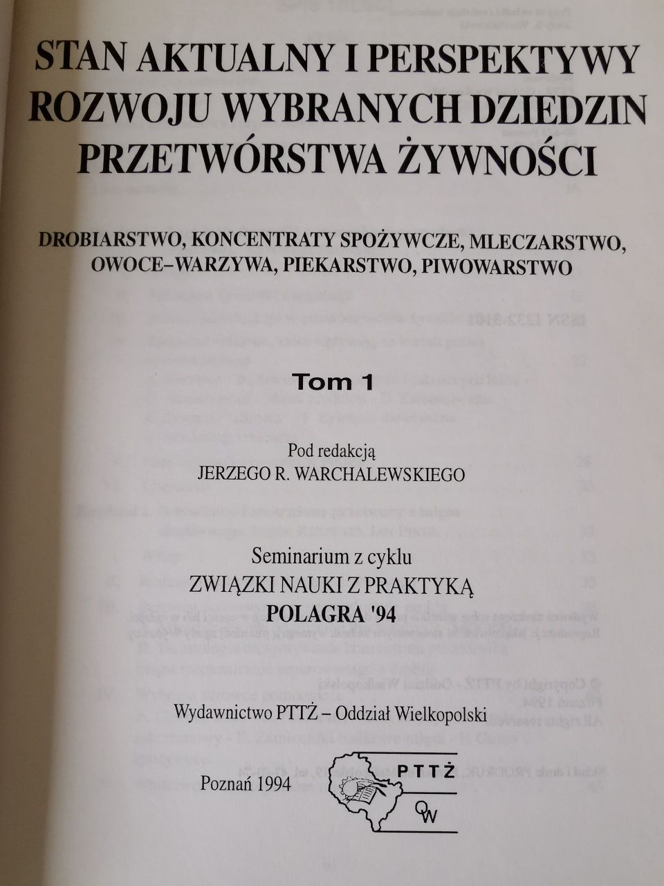 Polagra 94, książka pod reakcją Warchalewskiego