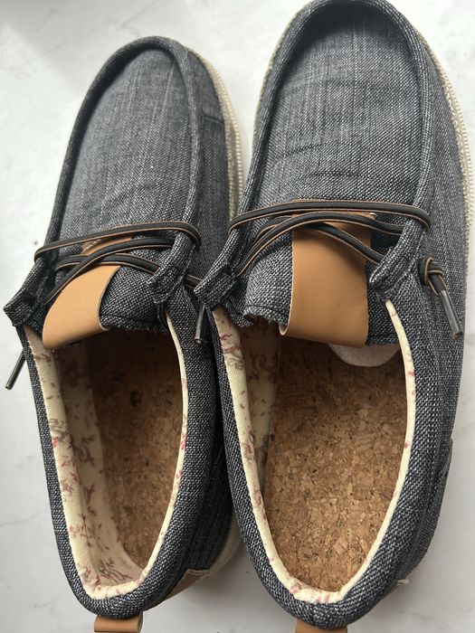 Чоловічи мокасири темно сірого кольору дуже легкі і комфортні 42,5