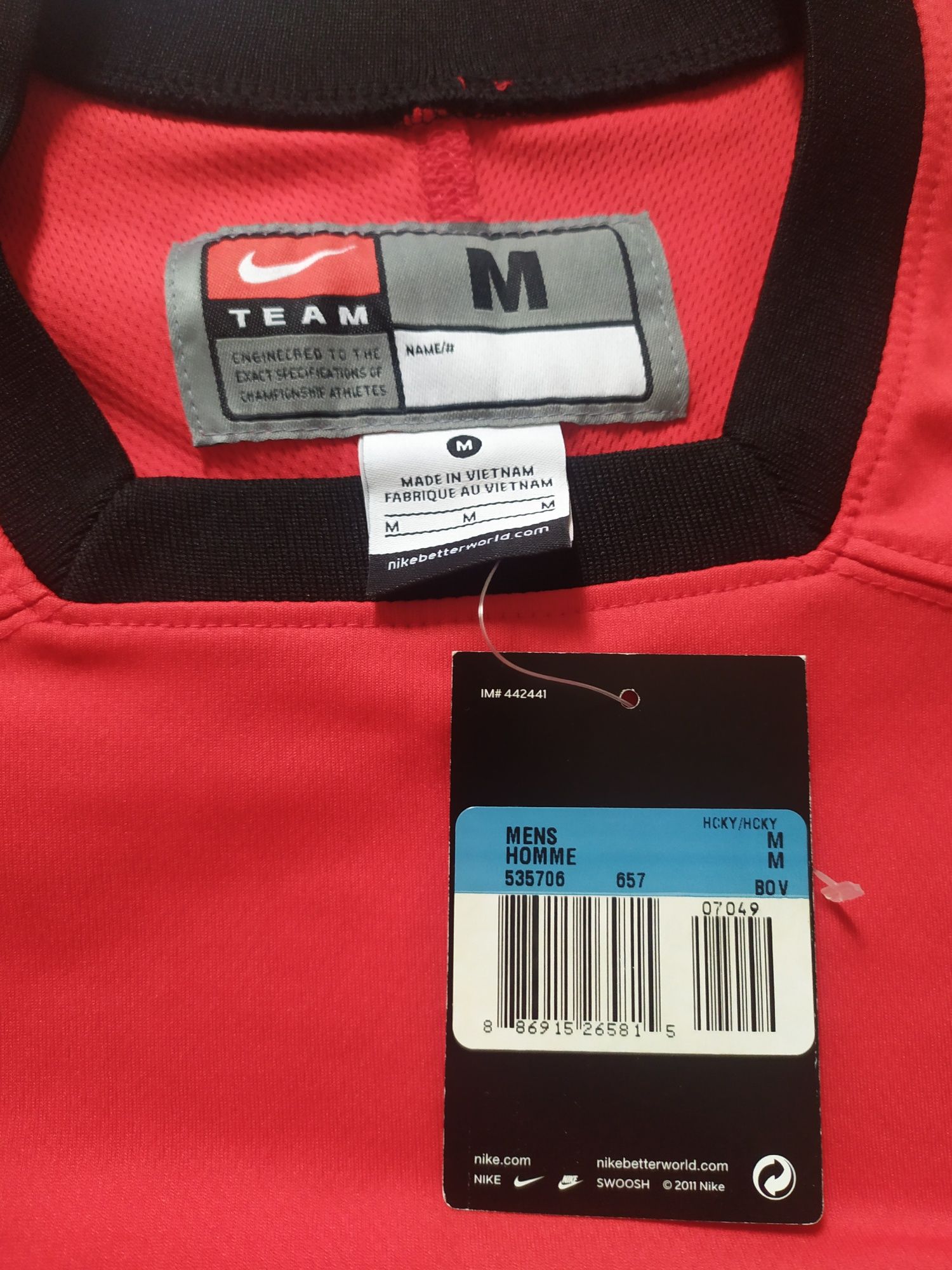 NOWA Bluza hokejowa Nike Reprezentacja Szwajcaria Switzerland rozm. M