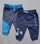 2x nowe spodnie dresowe, r. 74
