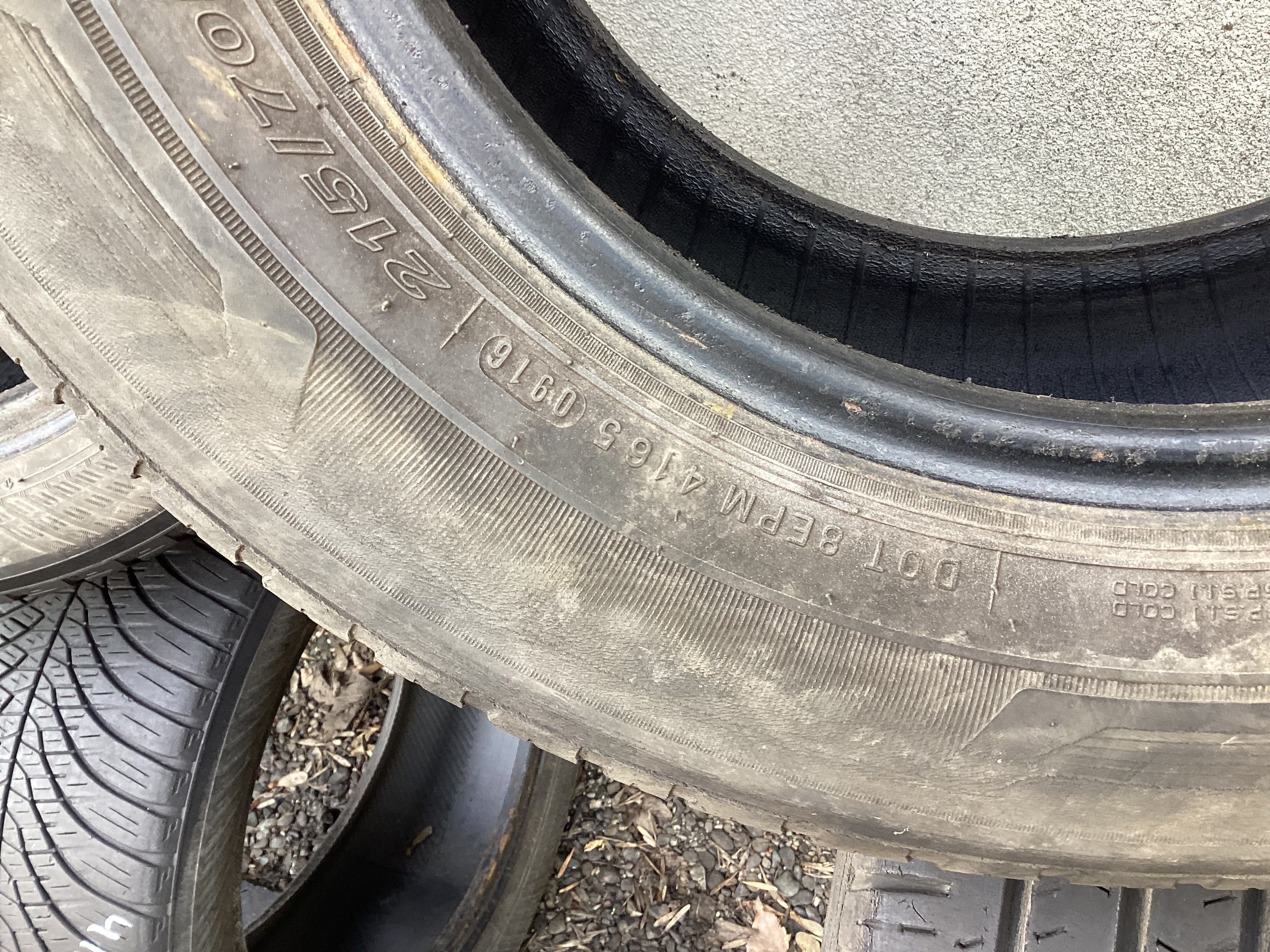 NEXEN 215/70r15C  2szt opony lato letnie 6.3mm