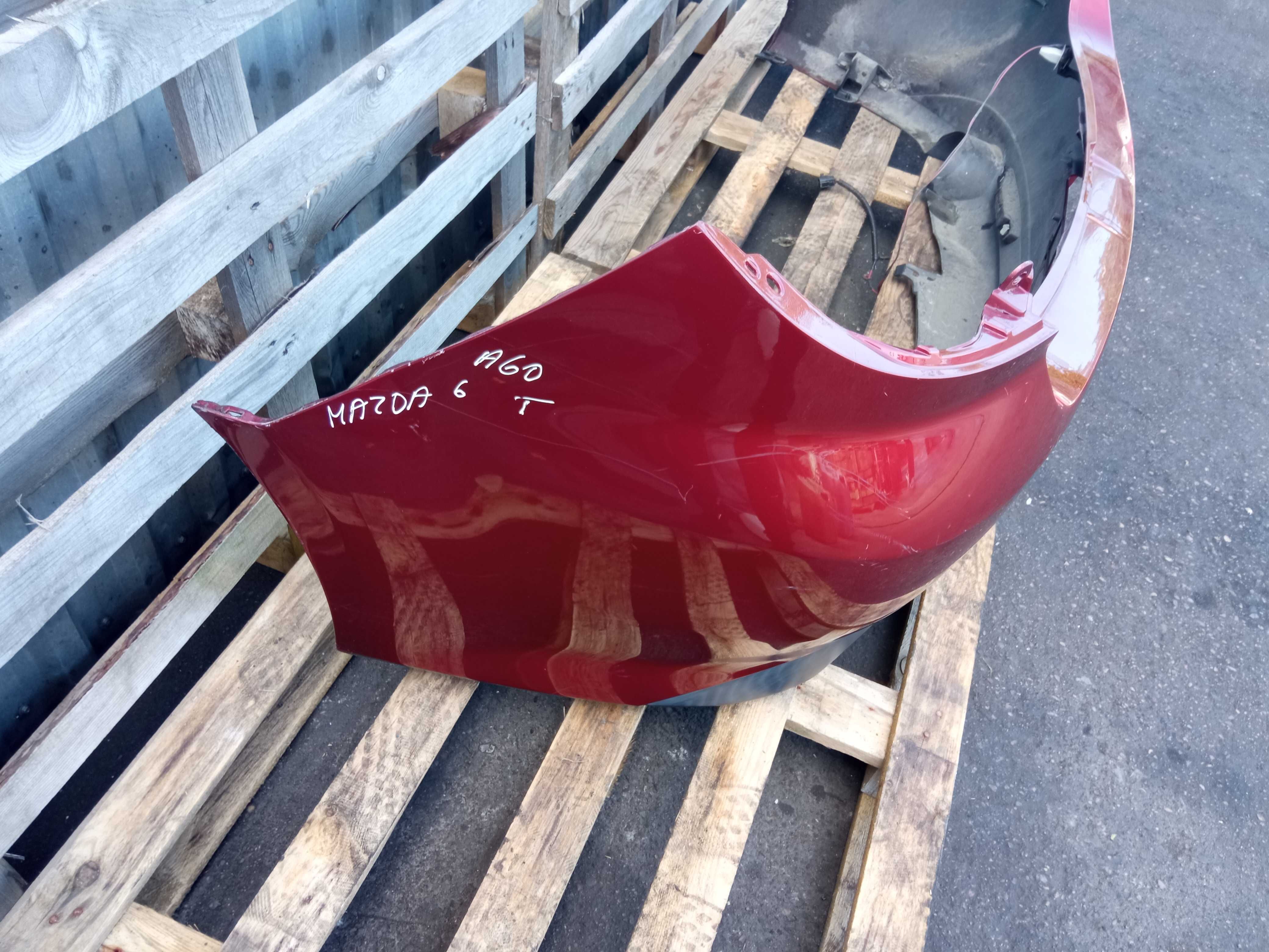 Zderzak tylny Mazda 6 GH HB 2008r czerwony Siedlce