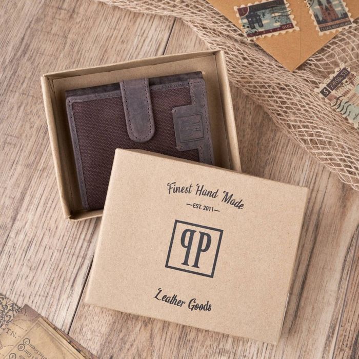 Portfel męski skórzany z ochroną RFID Paolo Peruzzi T-04-BR