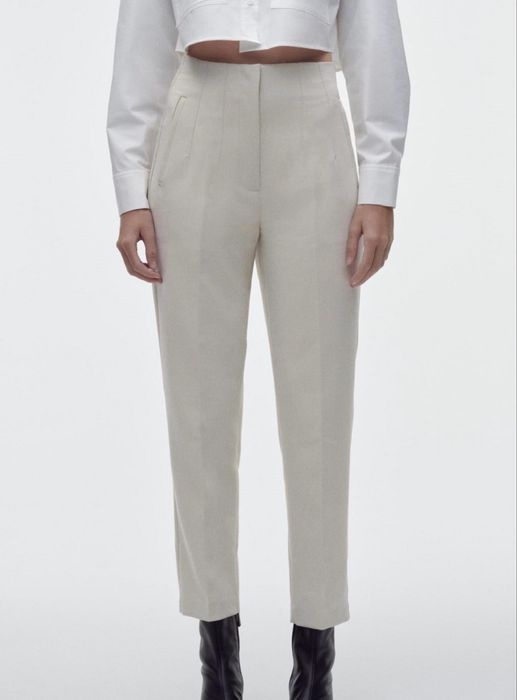 Бежеві брюки ZARA