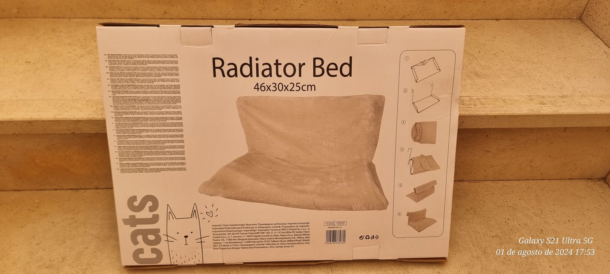 Cama de gato para radiador
