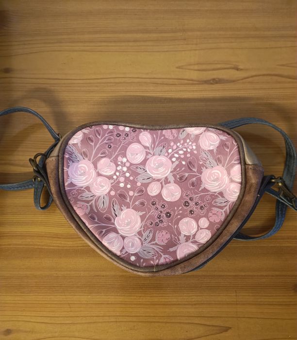 Bolsa pequena rosa velho NOVA