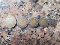 Moedas do México,Malásia e Hungria