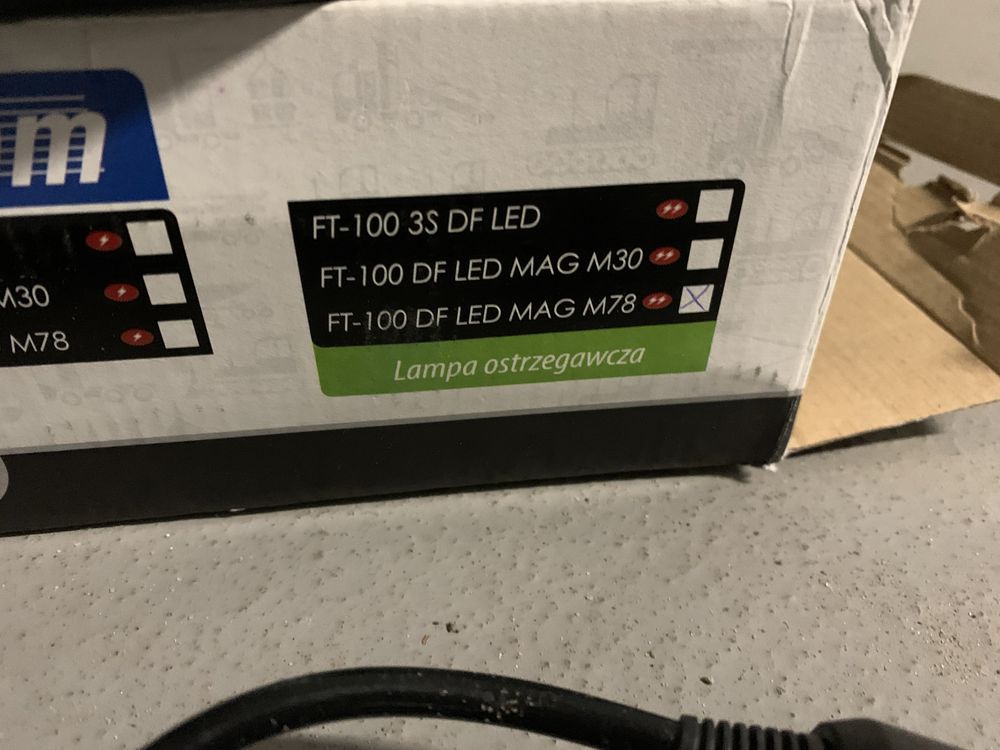 Lampa ostrzegawcza FRISTOM FT-100 DF LED MAG M78, Kogut