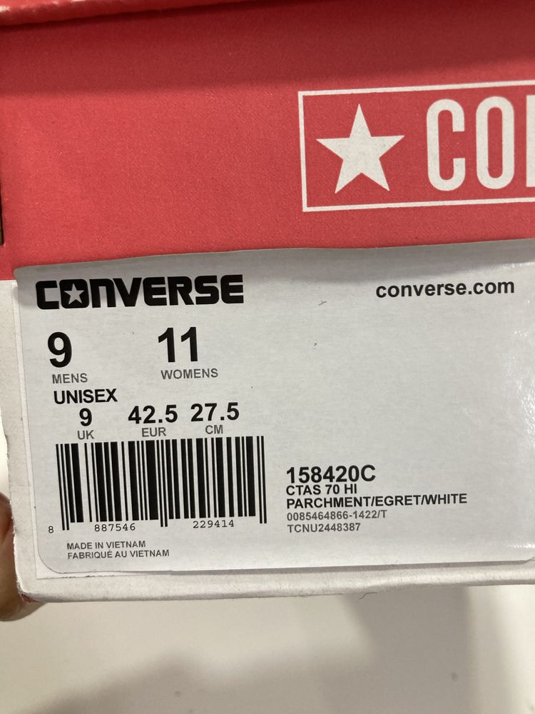 Sapatilhas Converse Novas tamanho 42,5