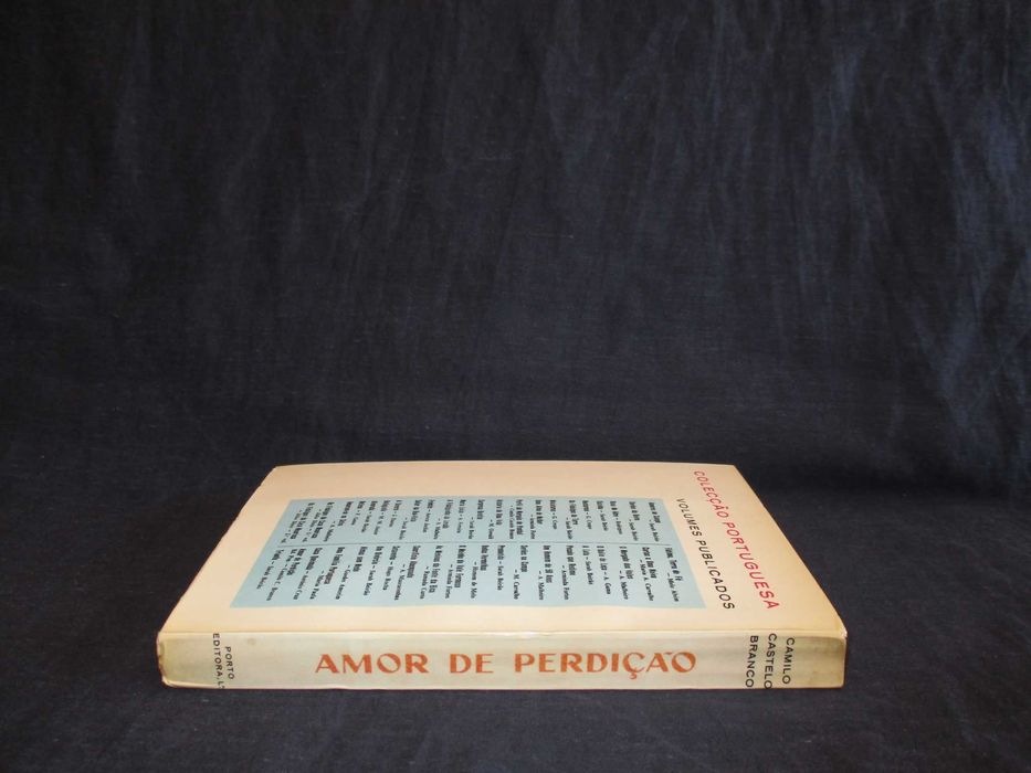 Livro Amor de Perdição Camilo Castelo Branco