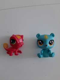 Littlest Pet shop komplet Miś i krokodylek 2 szt. + gratis