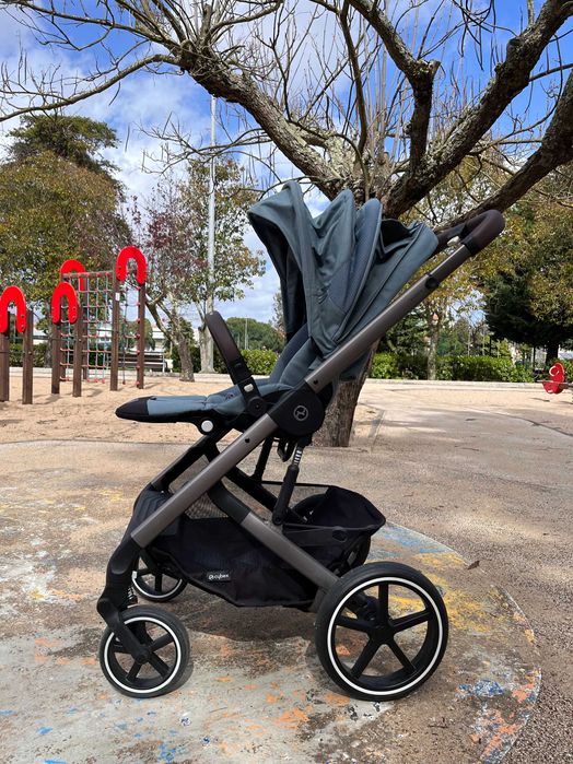 Cybex Balios S Lux Stormy Blue (Taupe Frame)