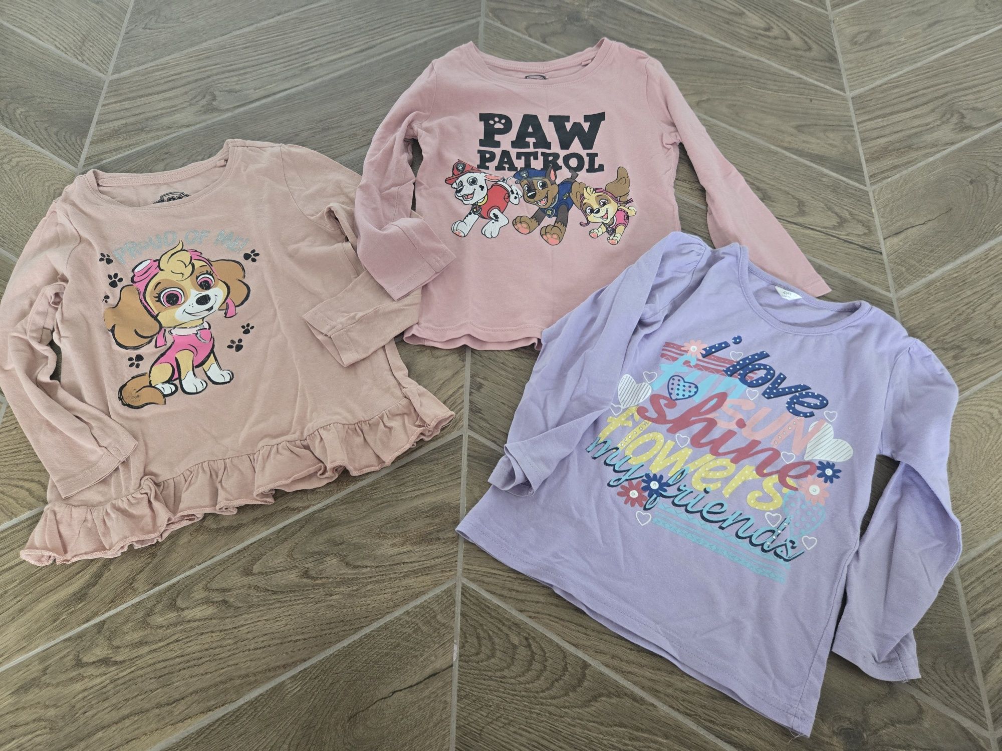 Paka ubrań dla dziewczynki r.98/104 zara h&m next