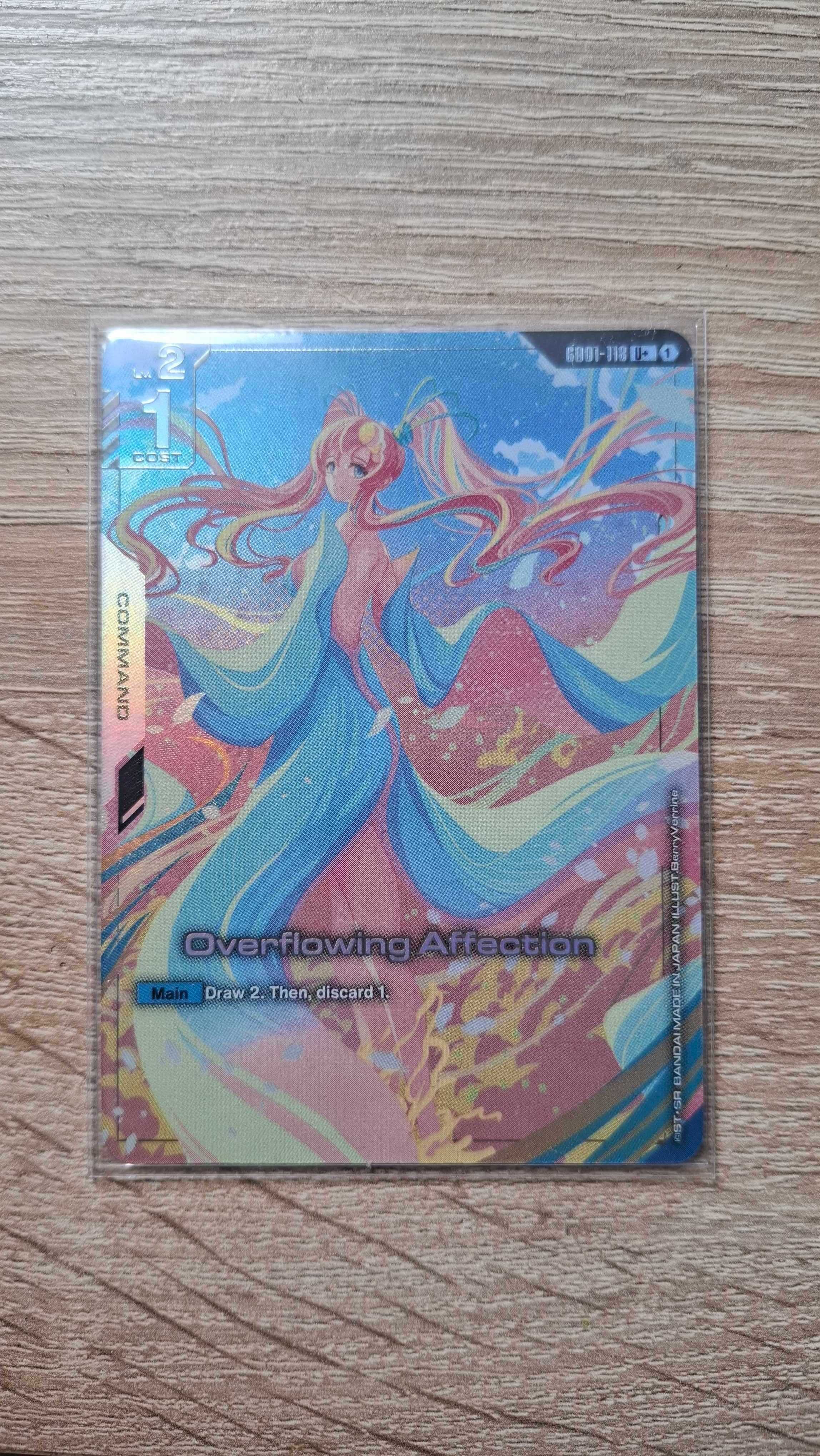 Gundam Card Game - Overflowing Affection (U+)
