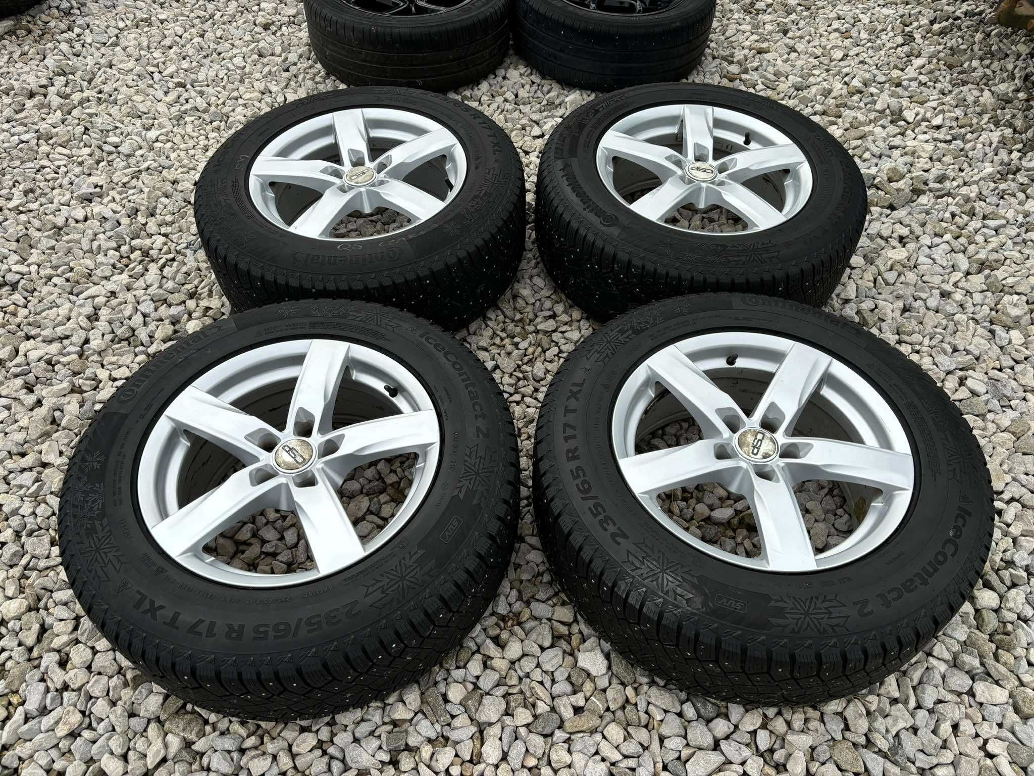 Koła Alufelgi 235/65r17 + opony zimowe do Audi Q5 model '08 - '15