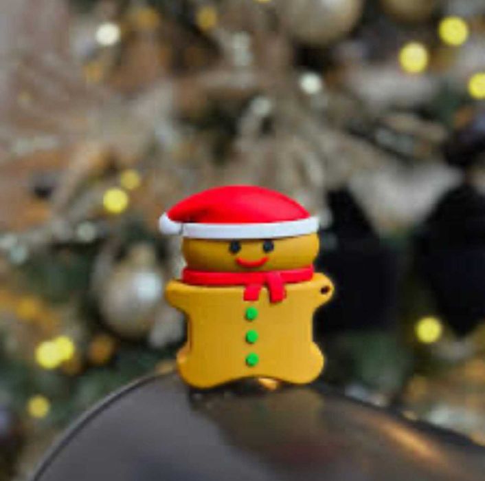 Чохол для навушників upex для apple airpods 2/1 christmas