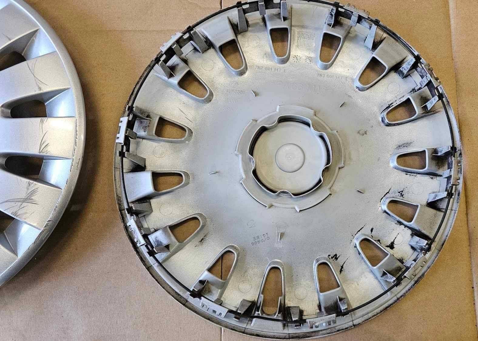 Kołpaki 16" srebrne ORYGINALNE Volkswagen VW OE - 4 SZTUKI