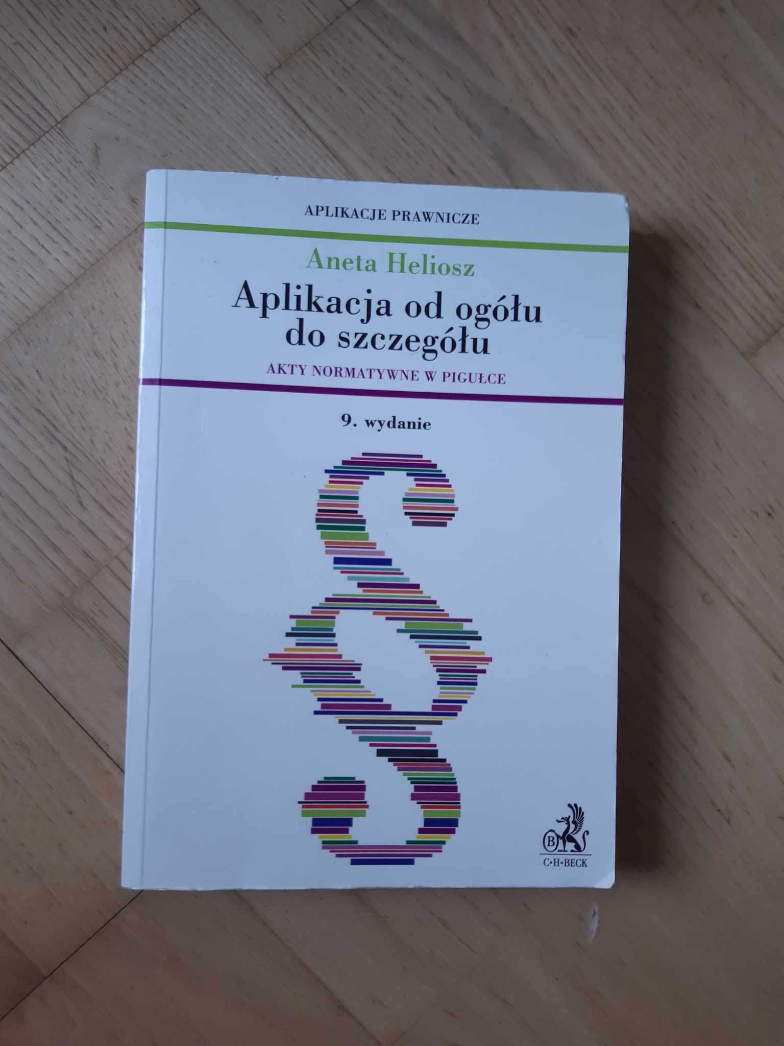 Aplikacja od ogółu do szczegółu Akty normatywne Aneta Heliosz