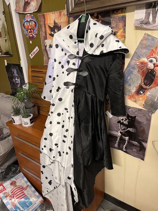 #Kostium Cruella#101 Dslmateńczykow#SukniaRozm-L#