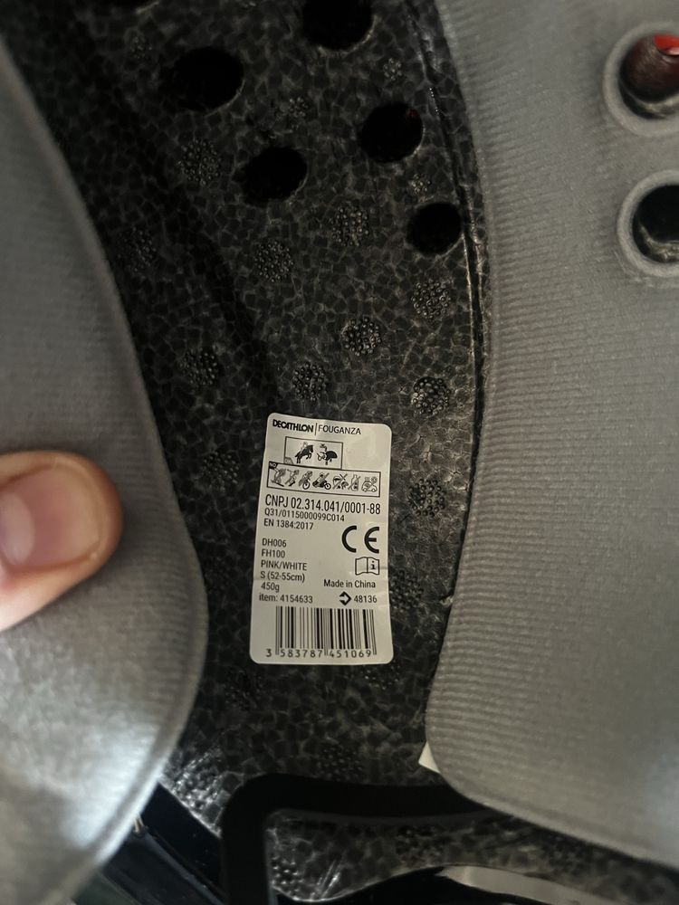 Kask jeździecki dla dzieci Fouganza Decathlon