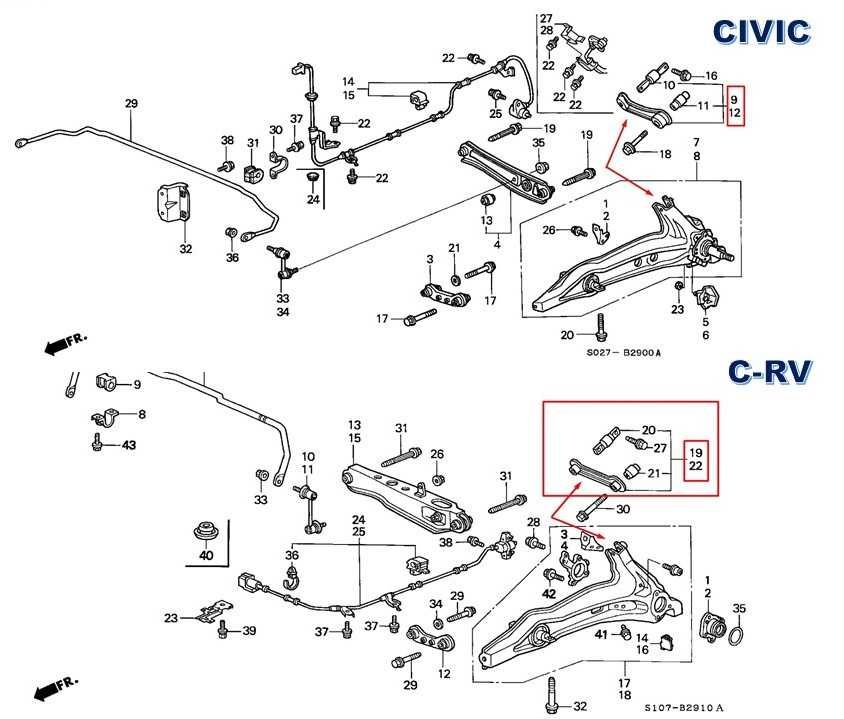 Рычаги регулируемые HONDA CIVIC 4/5/6; CR-V 1; INTEGRA; CRX. Премиум!