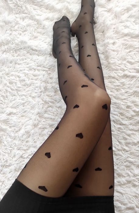 Nowe rajstopy w serduszka