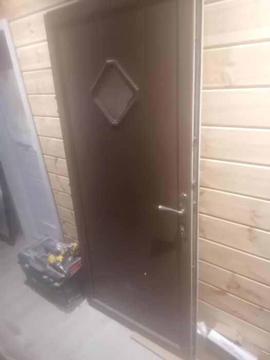 Drzwi aluminiowe na budowe 90/205 cm