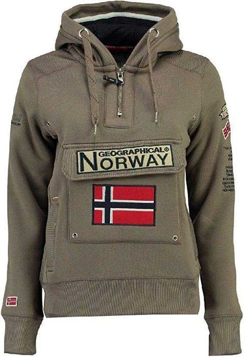 Damska bluza Geographical Norway brązowa r. M
