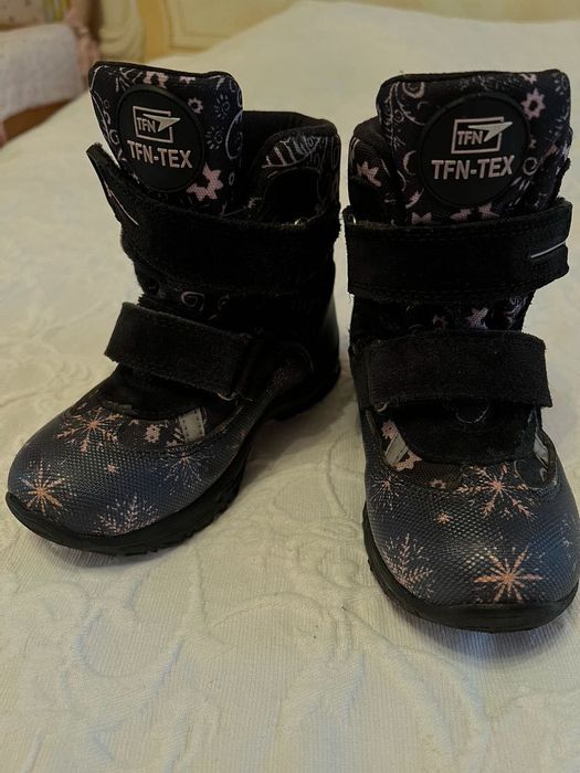 зимові ботинки чоботи стелька 18.7 см натуральна шкіра