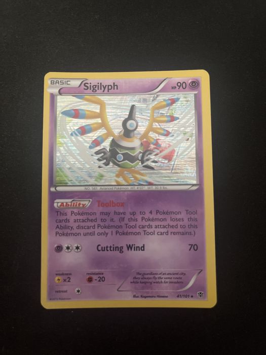 Sigilyph - 41/101 - Holo Rare Plasma Blast