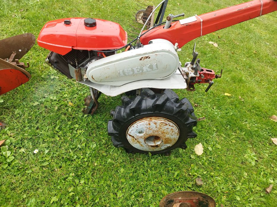 Traktorek jednoosiowy, iseki ks280 jak dzik, glebozgryzarka, pług itd.