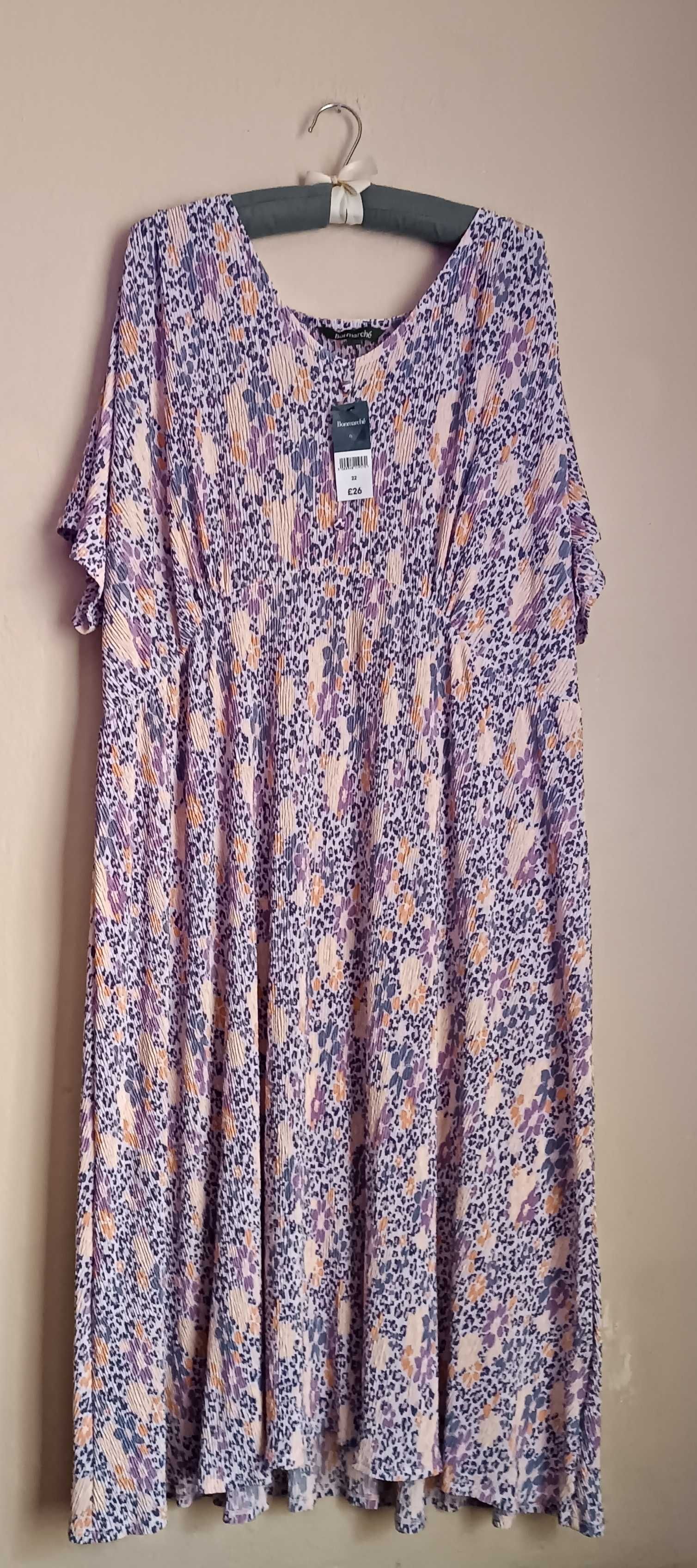 NOWA Długa sukienka plus size 50 Bonmarche