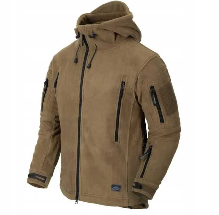 Bluza polarowa taktyczna z kapturem Helikon Patriot Coyote XL