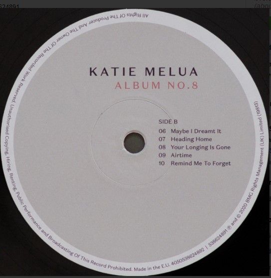 LP: Katie Melua ‎– Album No. 8