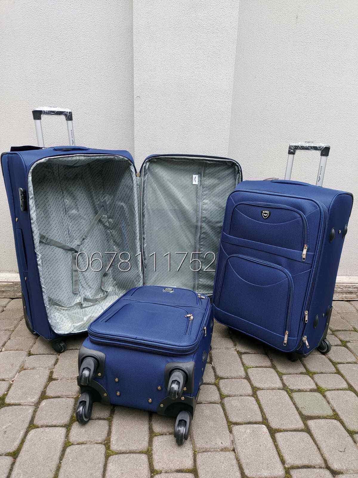 WINGS 6802 Польща на 4-х. кол. валізи чемоданы сумки на колесах