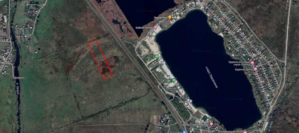 Продається земельна ділянка біля озера Задорожнє (Байкал) 2 га