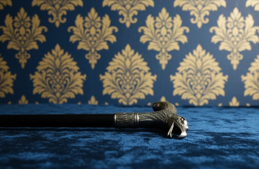 Стильна прогулянкова тростина для ходьби "Орел" 90см, чорний