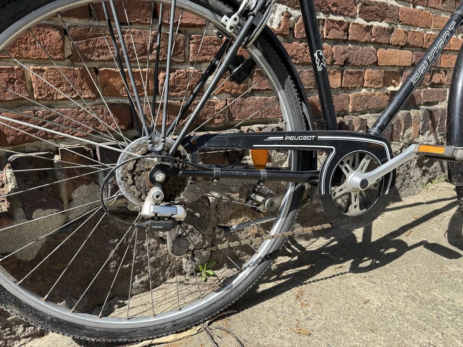 rower miejski peguot nice klasyczny retro czarny made in france