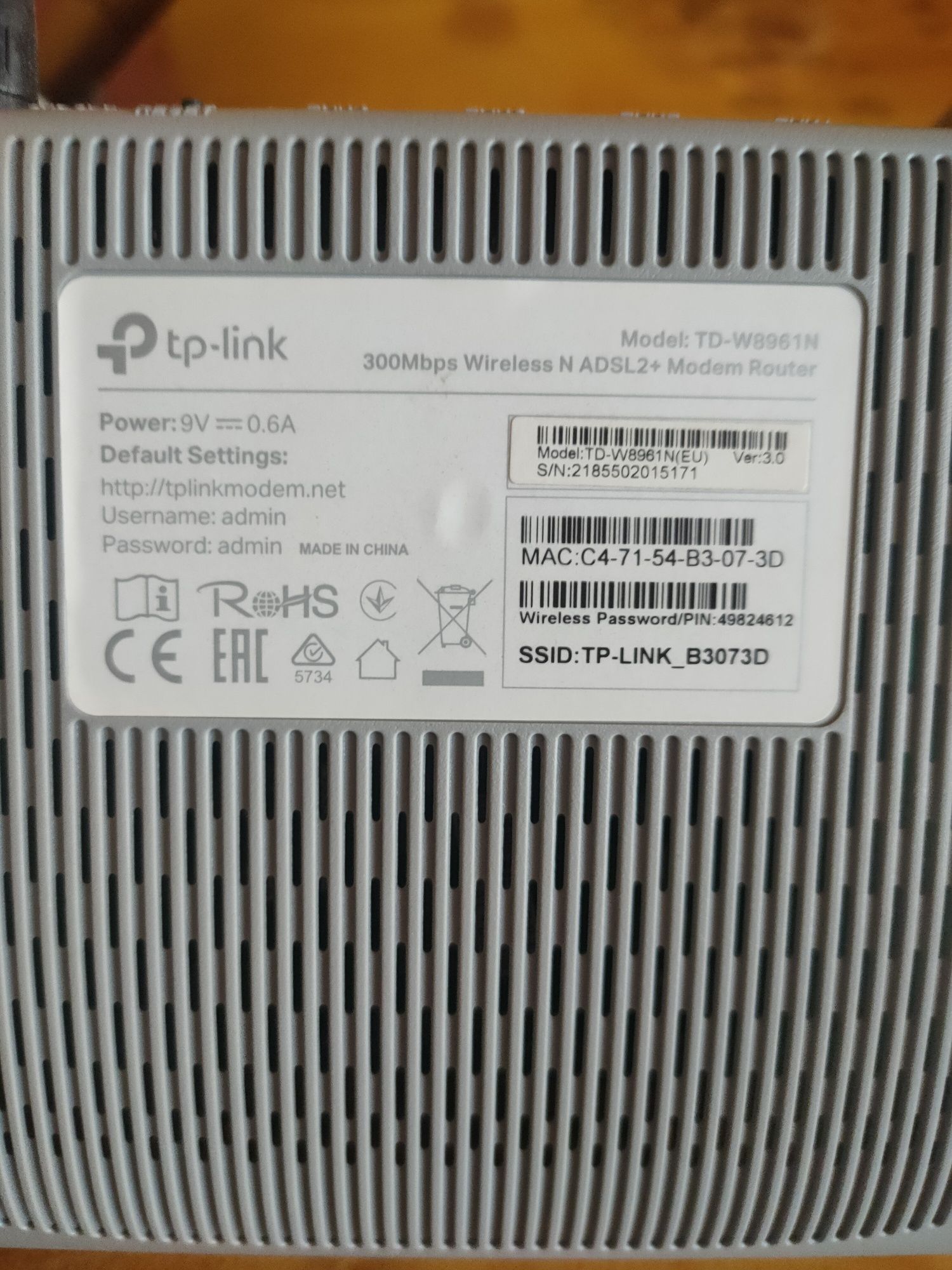 Router tp- link,
