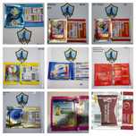 Saquetas carteirinhas pacotes cromos Mundial Euro Portugal Panini