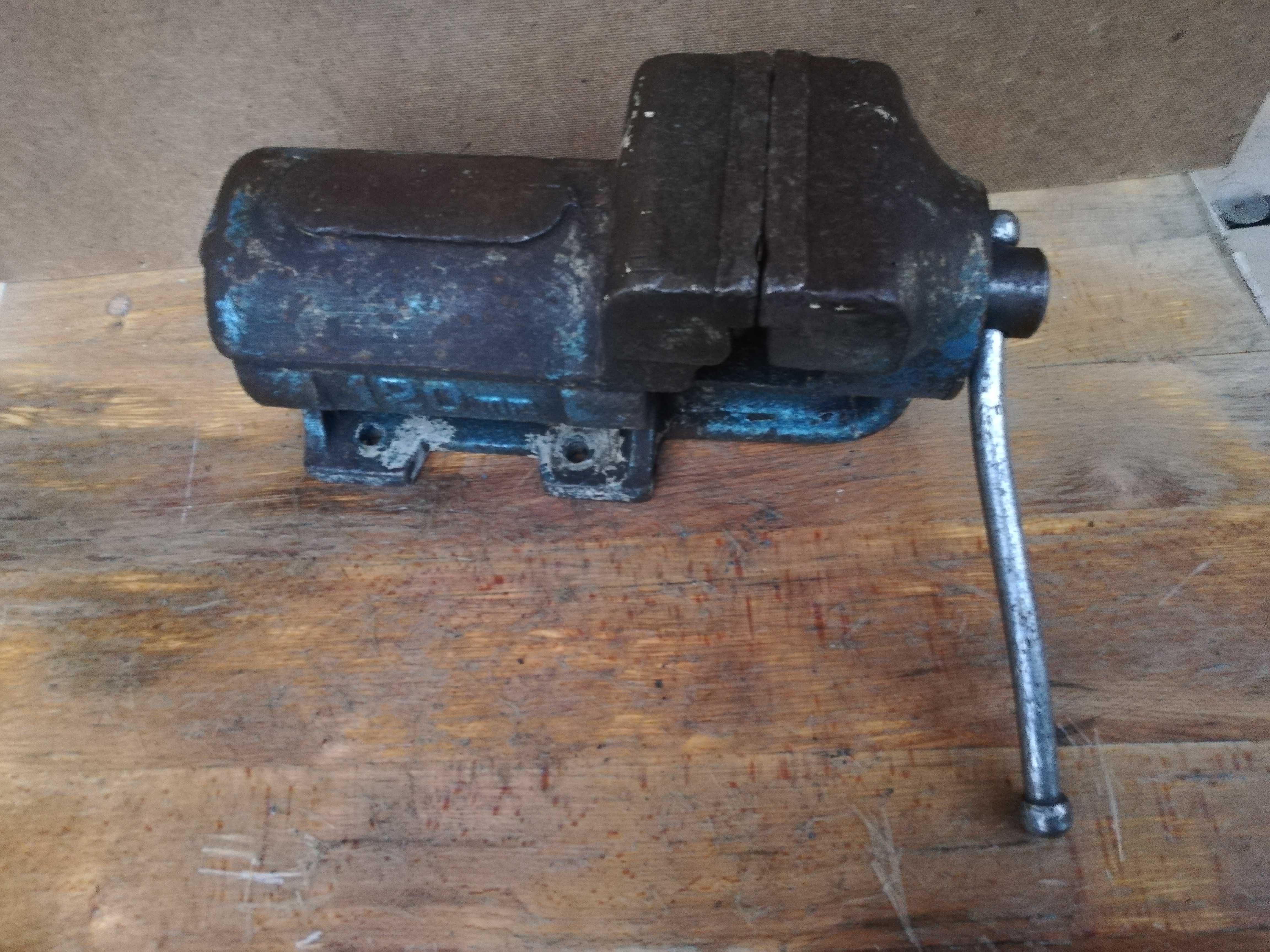 Imadło 120 mm niemieckie DDR ślusarskie warsztatowe 22 kg