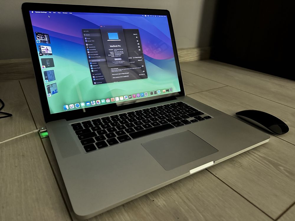 Обмін MacBook Pro 15.6 i7 late 2013 Retina 256ssd Sonoma 14.1 MacOS
